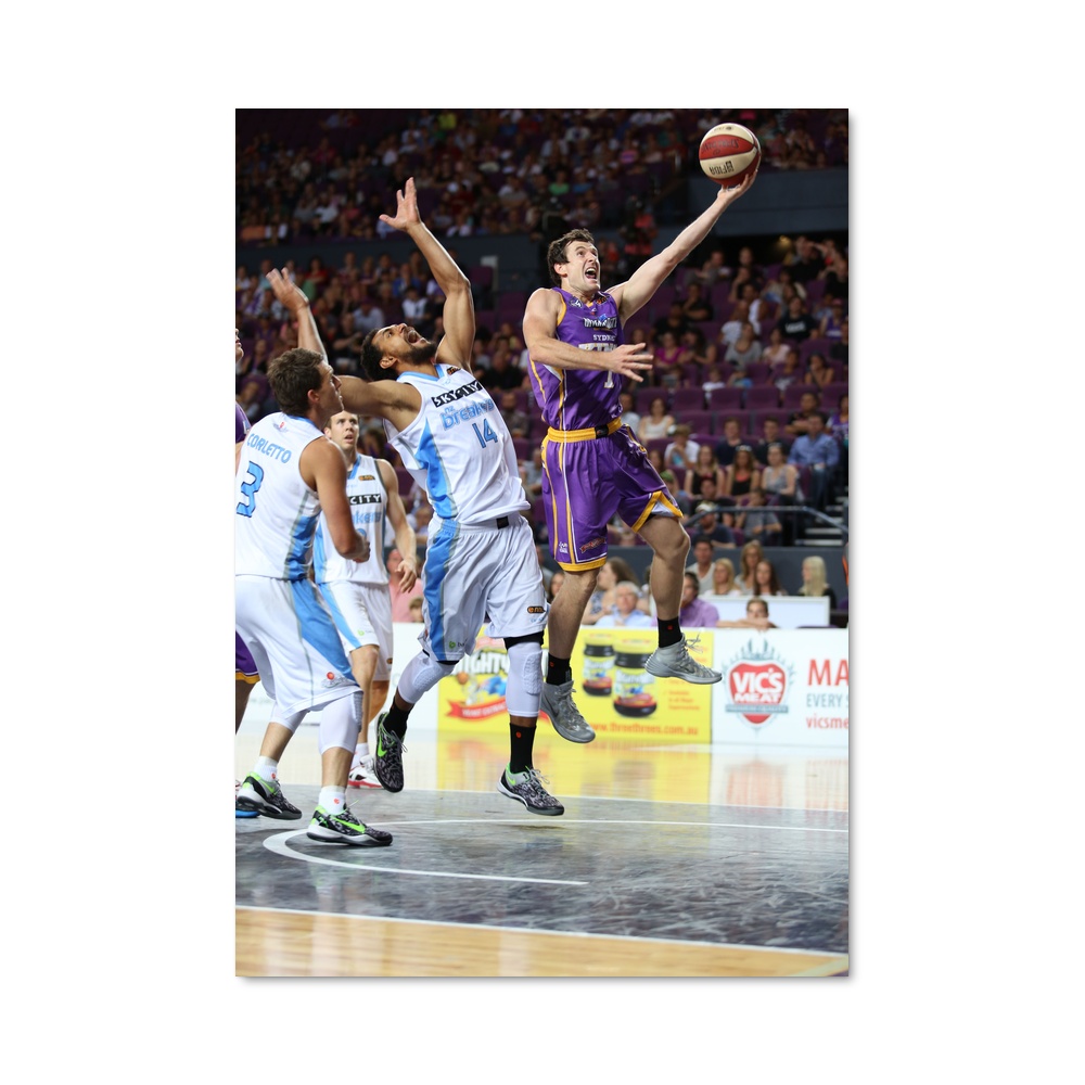 Poster Dunk de l'Aube – affiche Basketball